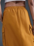 Nike Sportswear Loose Cargo Camel Midi Skirt For Women
