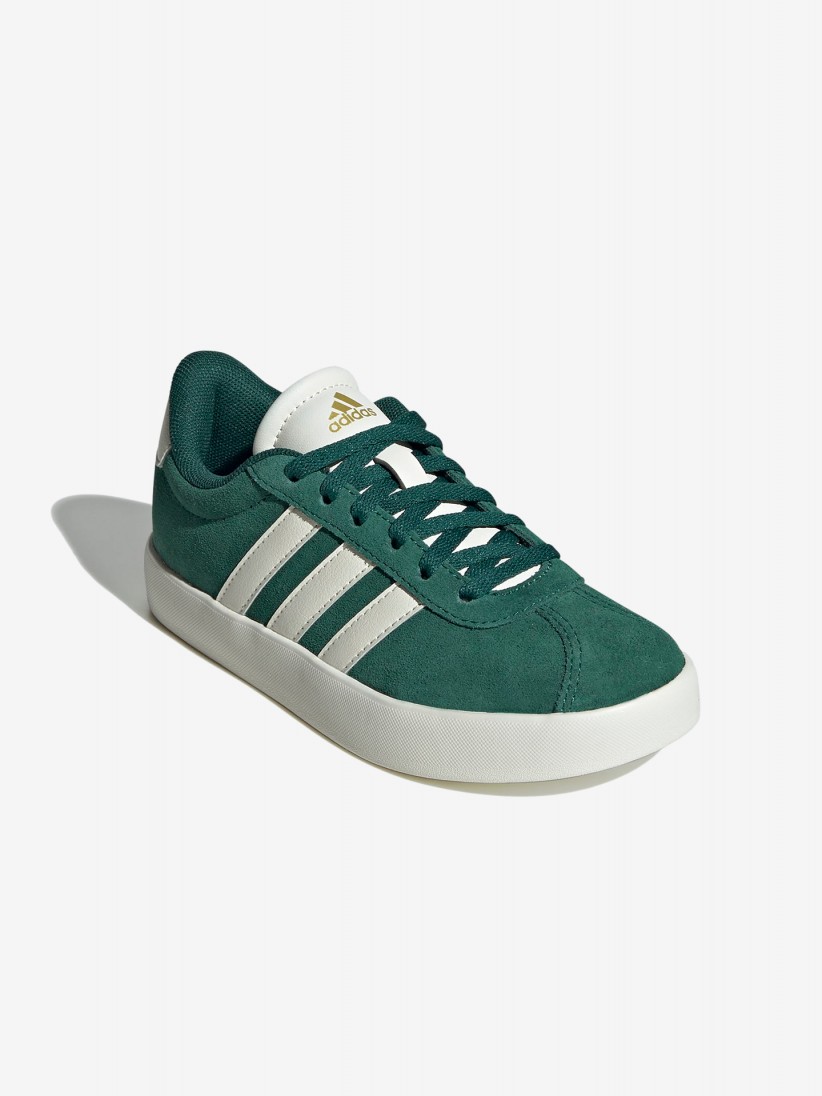 Sapatilhas Adidas VL Court 3.0 C Verdes Em Camura