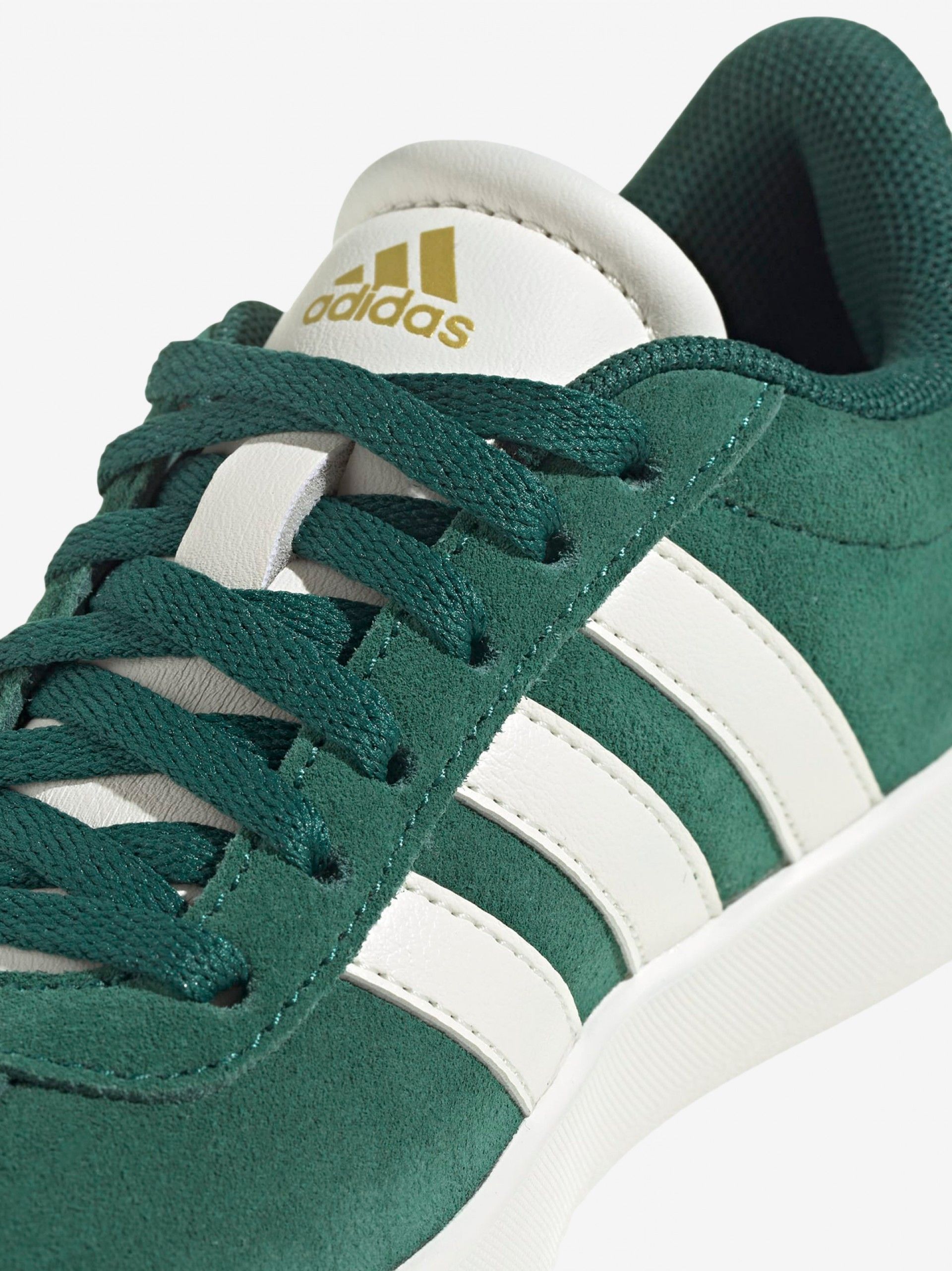 Adidas VL Court 3.0 C Green Suede Sneakers