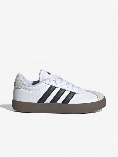 Zapatillas Adidas VL Court 3.0 C Blancas y Negras