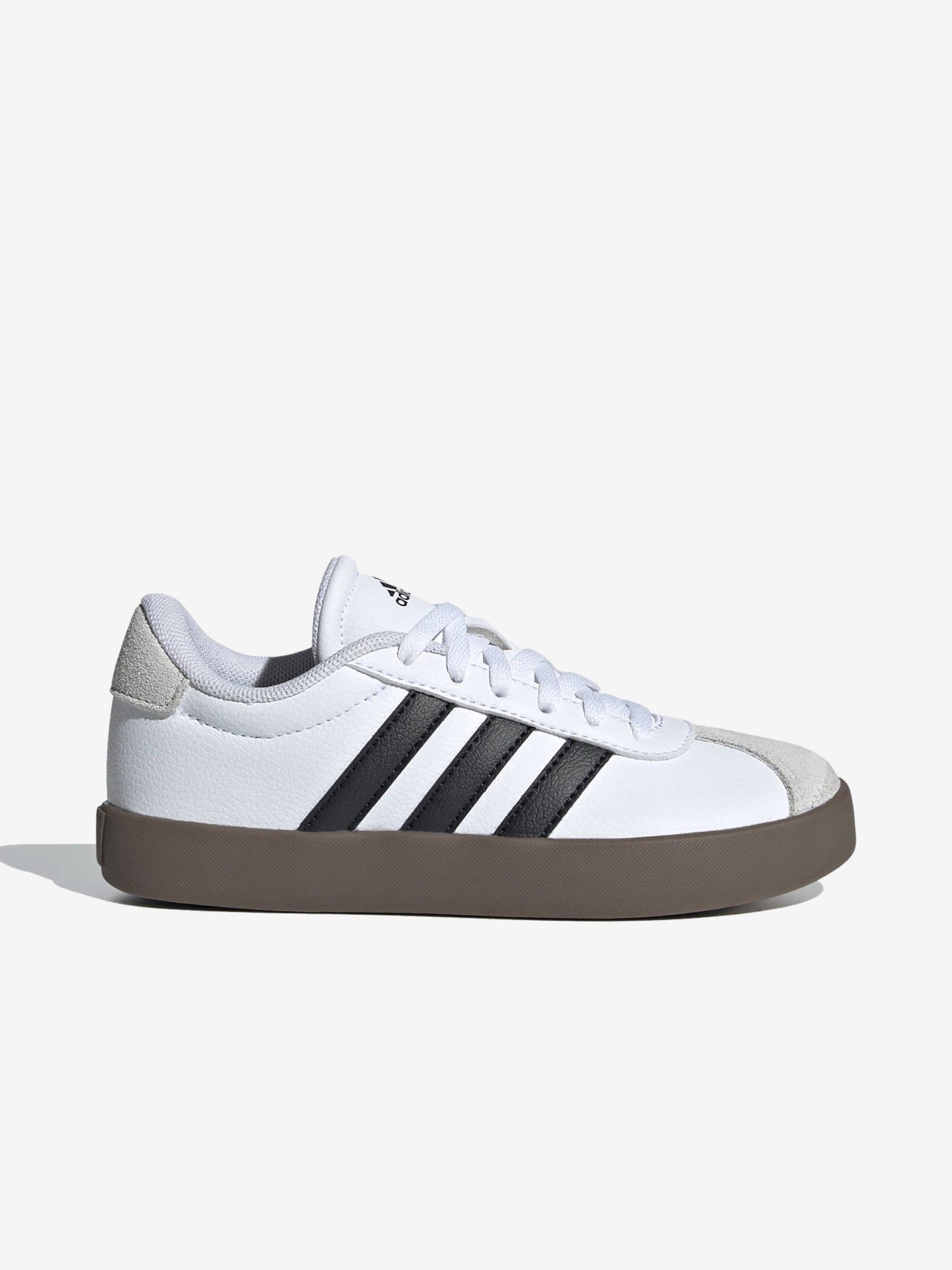 Adidas VL Court 3.0 C White and Black Sneakers