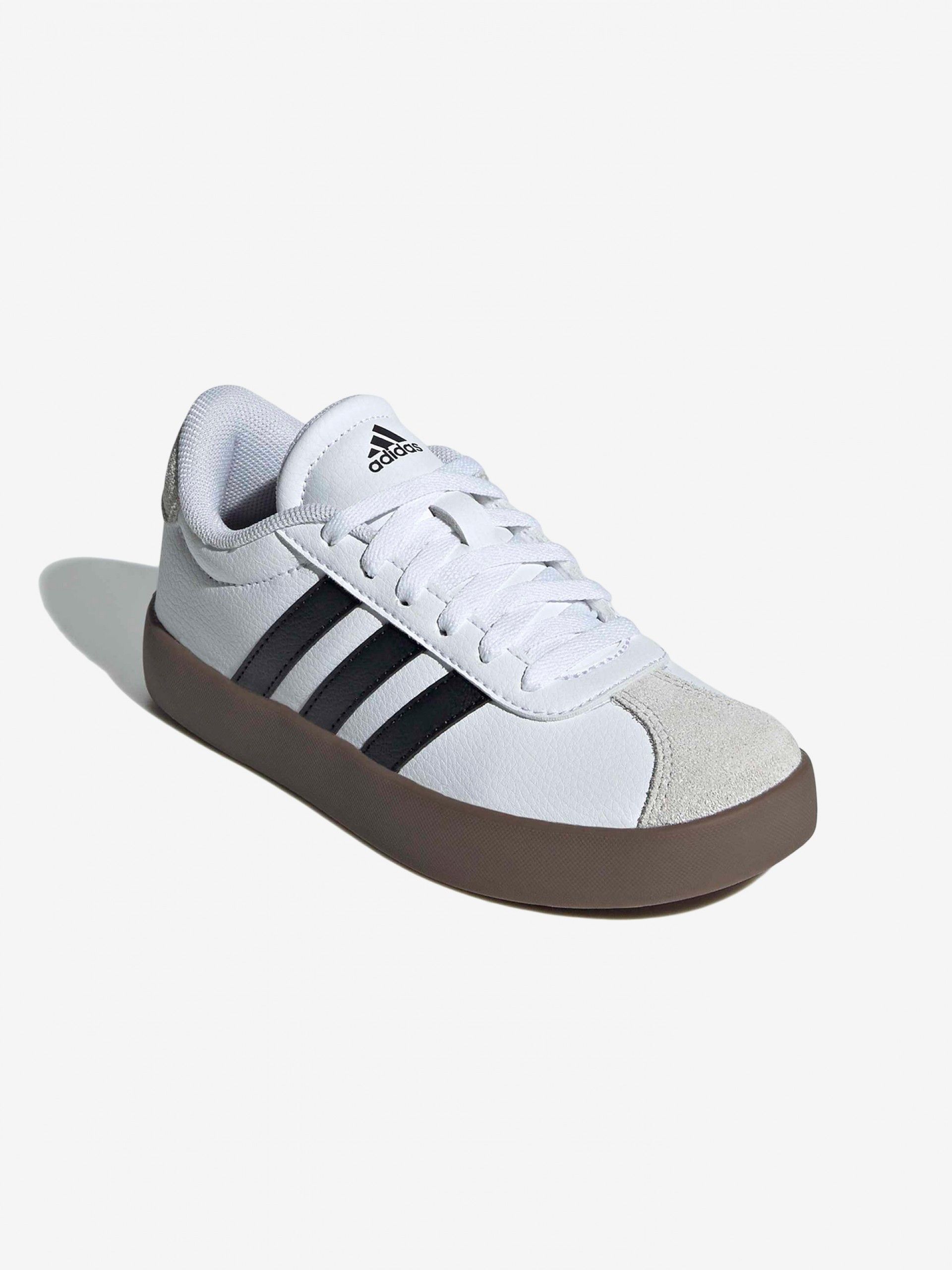Adidas VL Court 3.0 C White and Black Sneakers