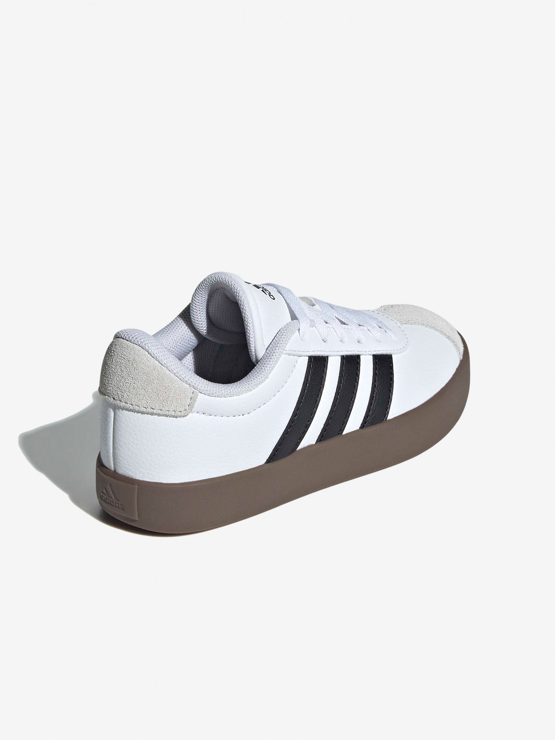 Adidas VL Court 3.0 C White and Black Sneakers