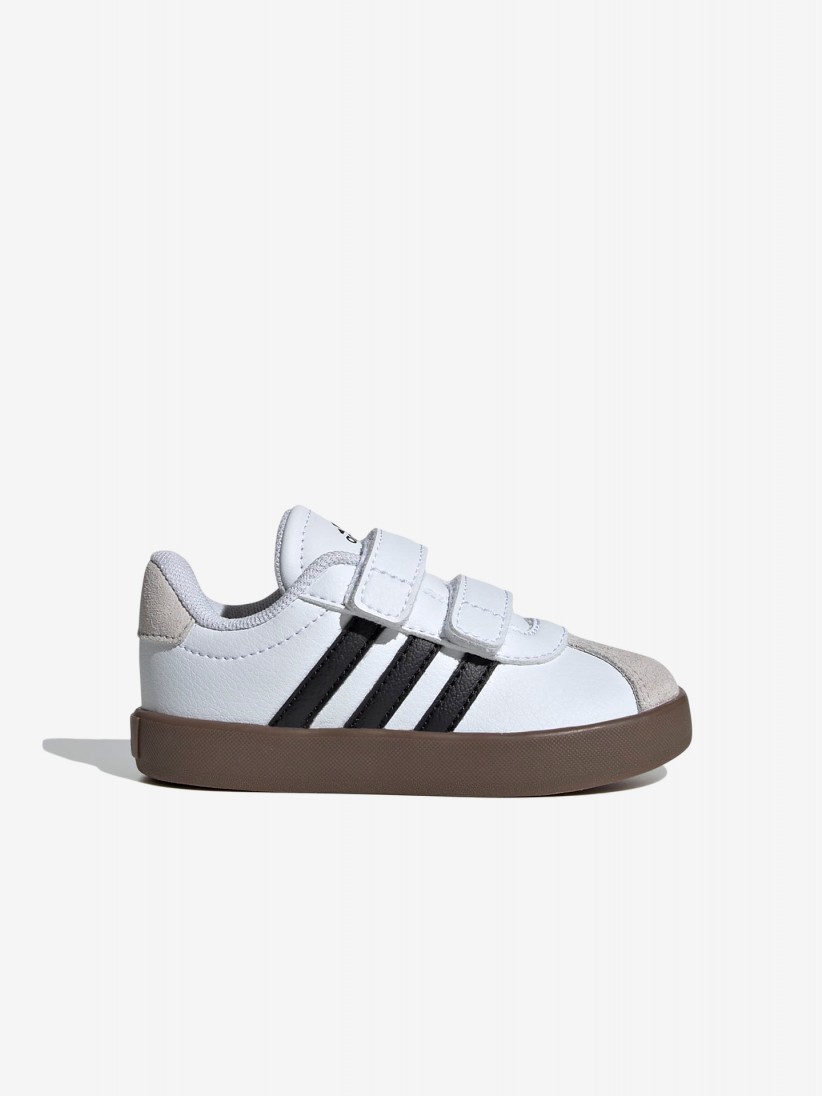 Adidas VL Court 3.0 CF I White and Black Sneakers
