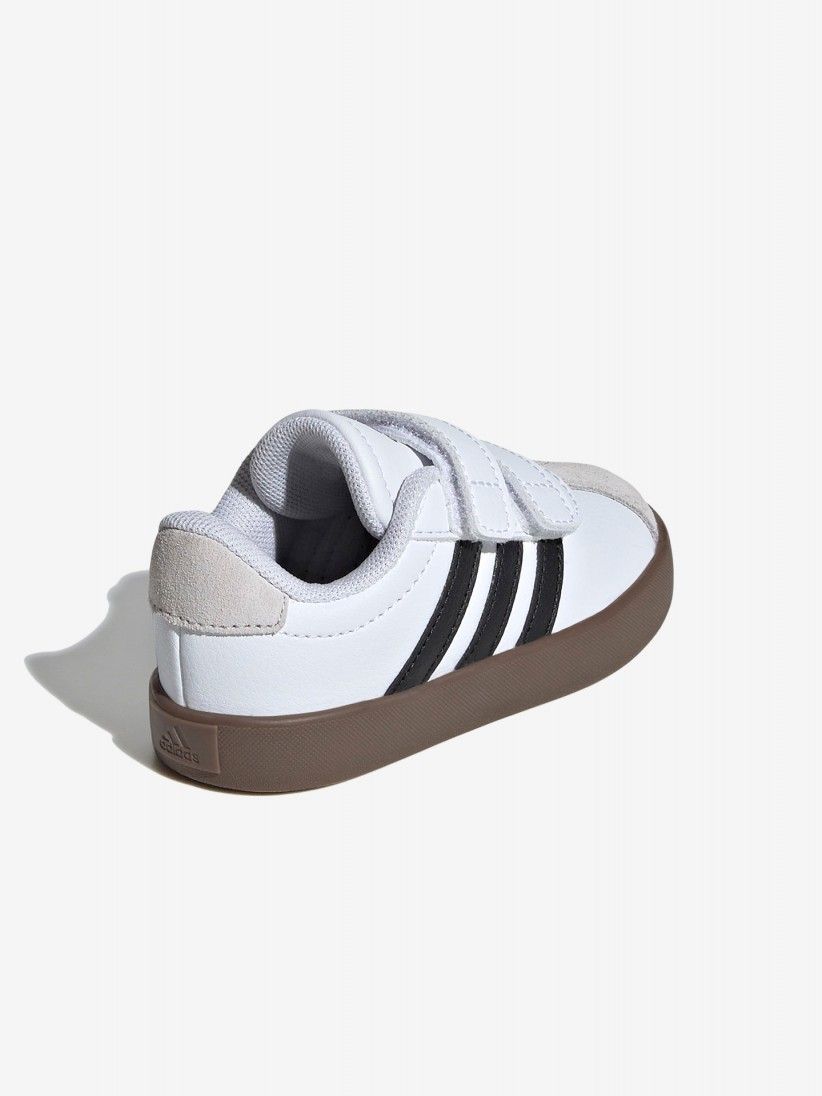 Adidas VL Court 3.0 CF I White and Black Sneakers