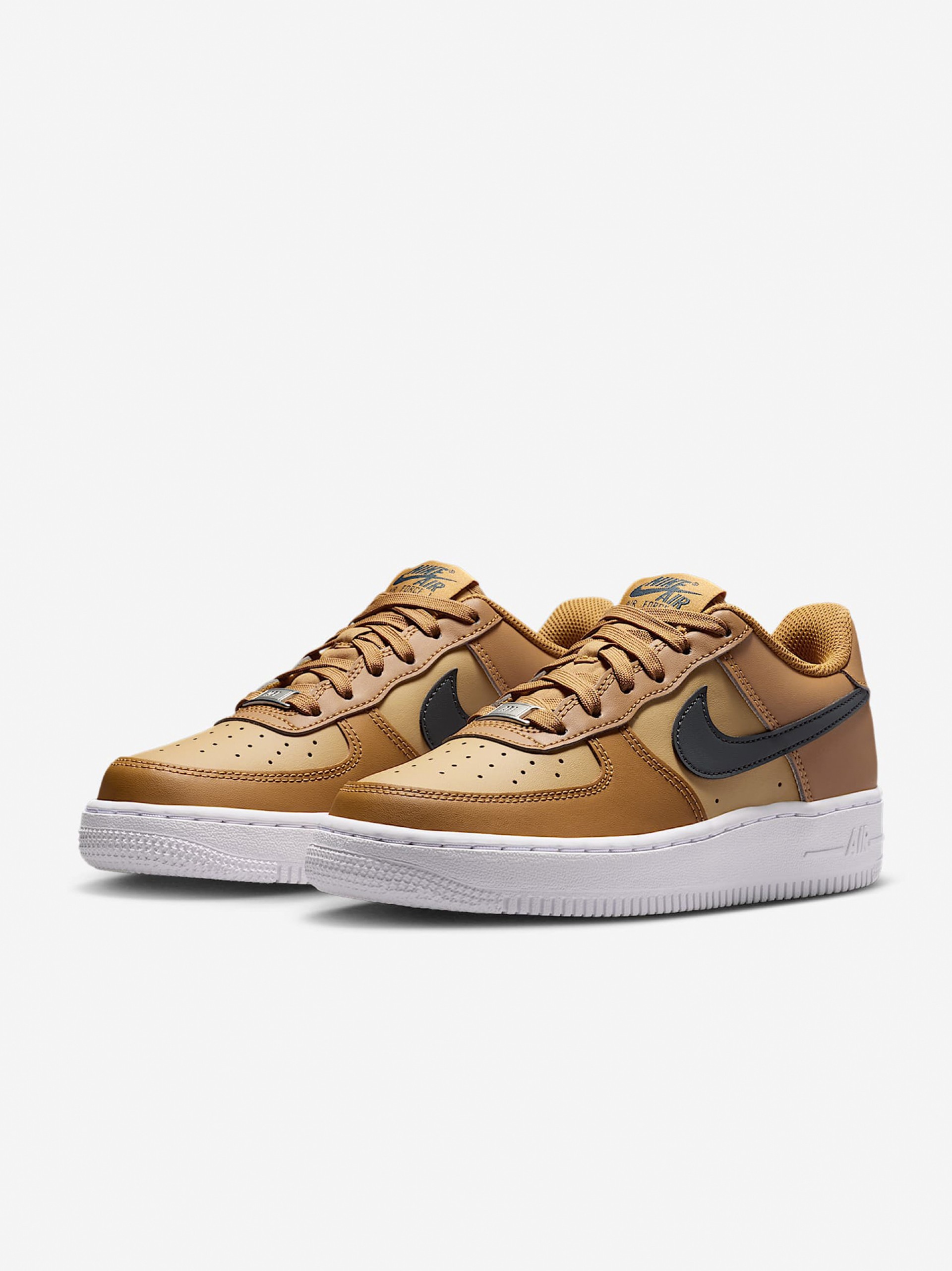 Sapatilhas Nike Air Force 1 Camel Júnior