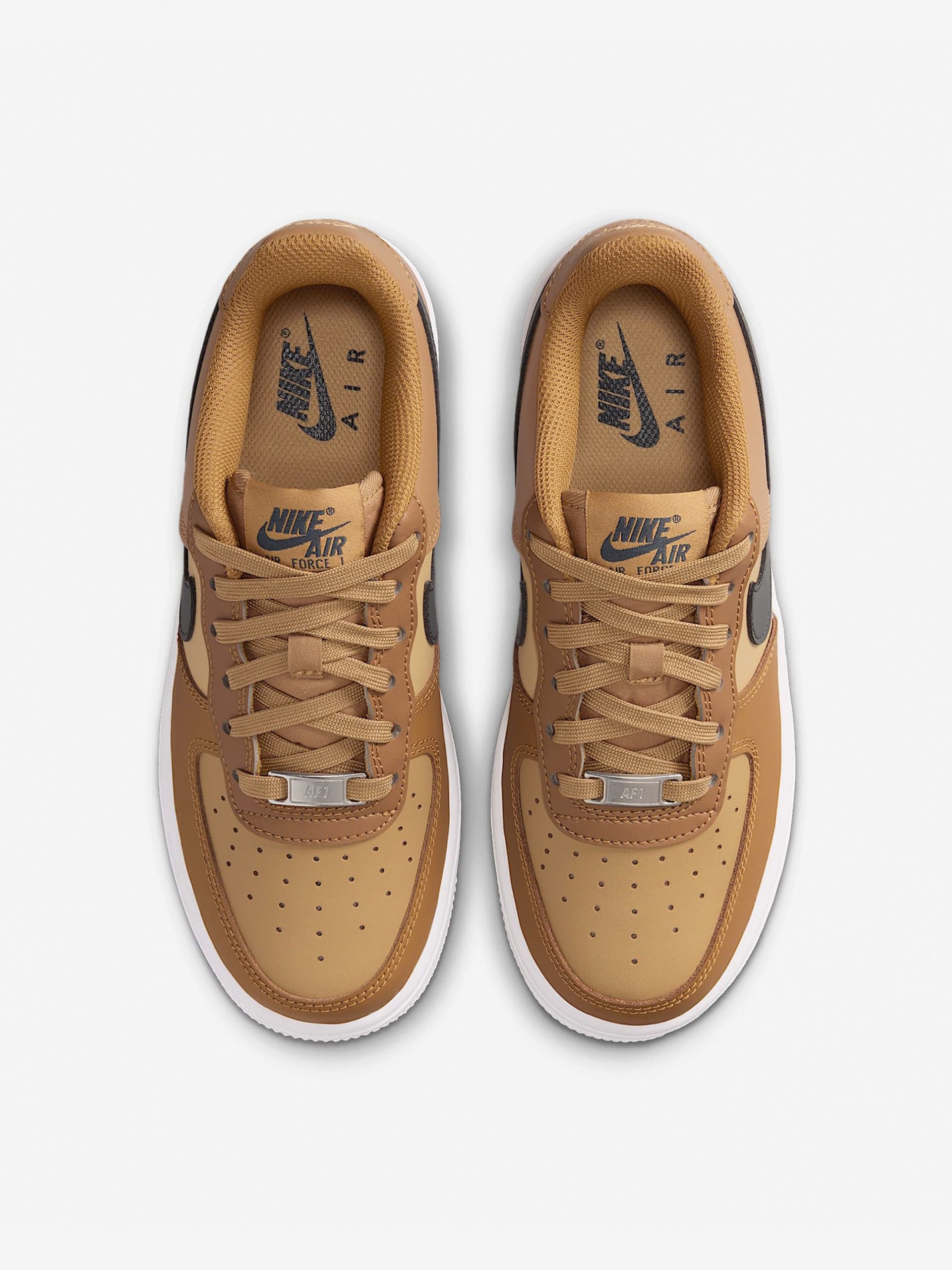 Sapatilhas Nike Air Force 1 Camel Júnior