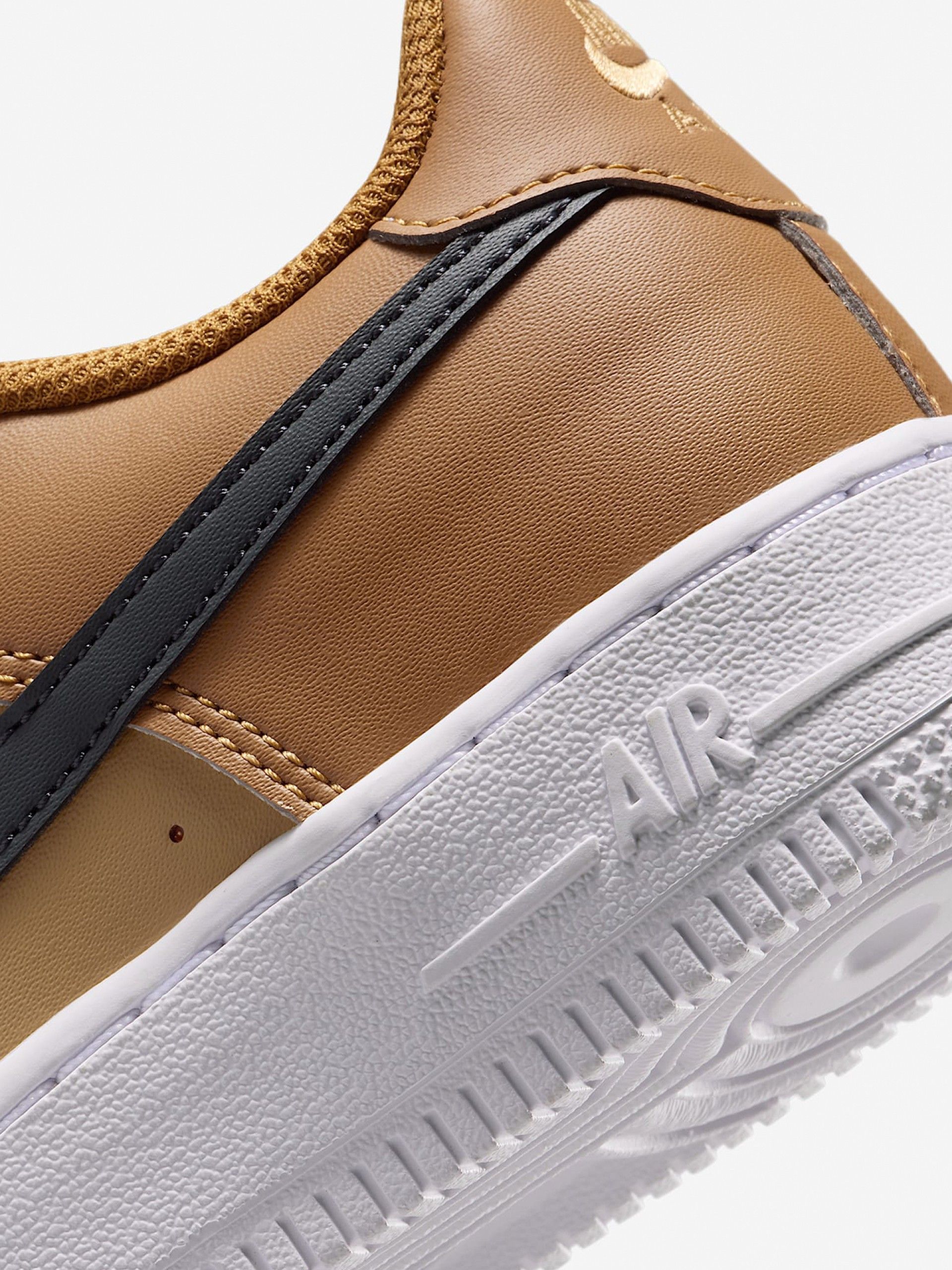Sapatilhas Nike Air Force 1 Camel Júnior