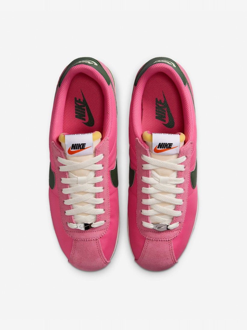 Sapatilhas Nike Cortez Rosa e Pretas Para Mulher
