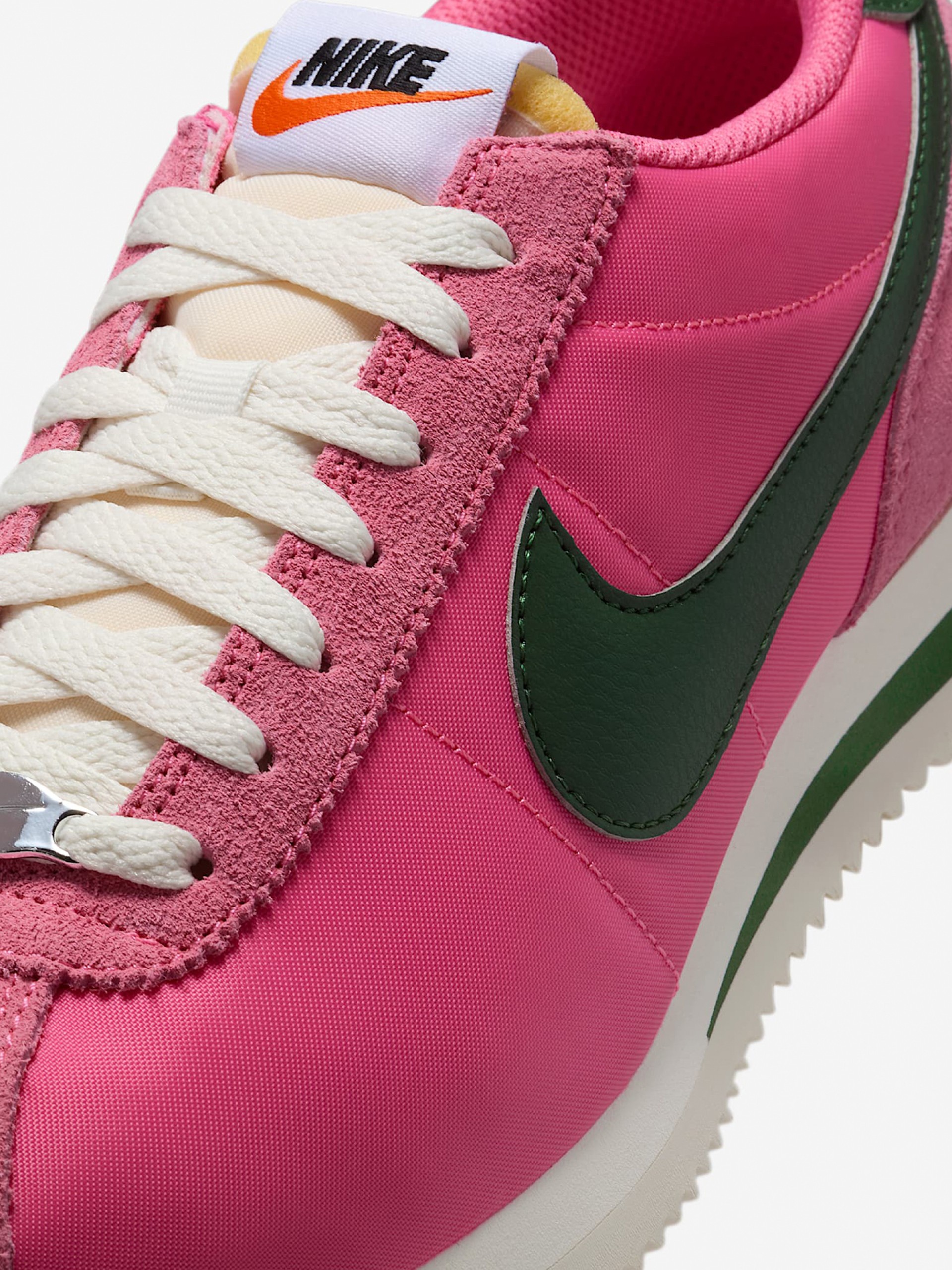 Zapatillas Nike Cortez Rosa y Negras Para Mujer