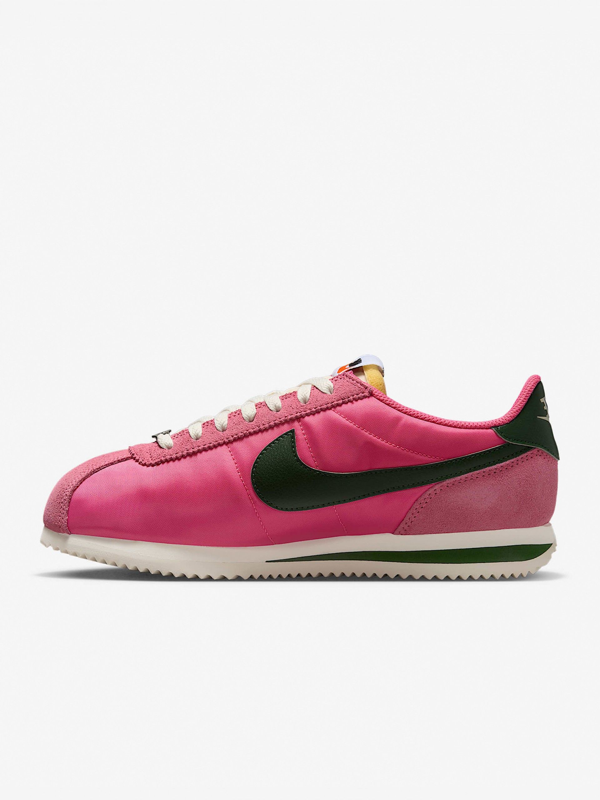 Zapatillas Nike Cortez Rosa y Negras Para Mujer
