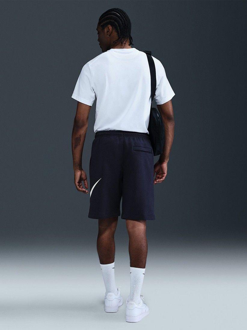 Nike Club Fleece Blue Shorts For Men