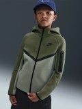 Casaco com Capuz Nike Sportswear Tech Fleece Jnior Verde