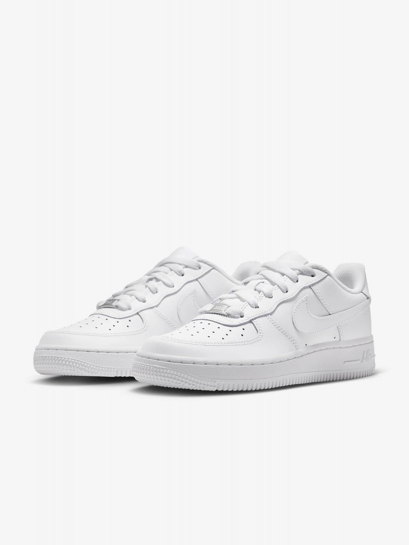 Sapatilhas Nike Air Force 1 LE Brancas Jnior