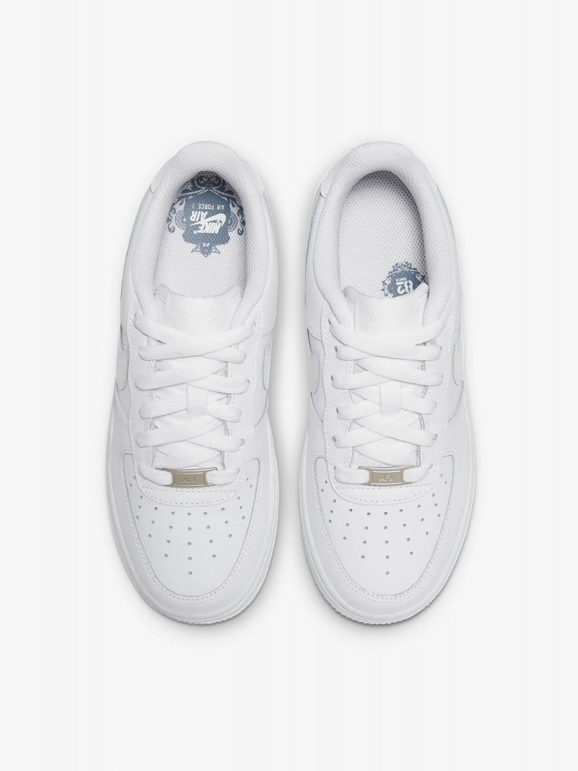 Sapatilhas Nike Air Force 1 LE Brancas Jnior