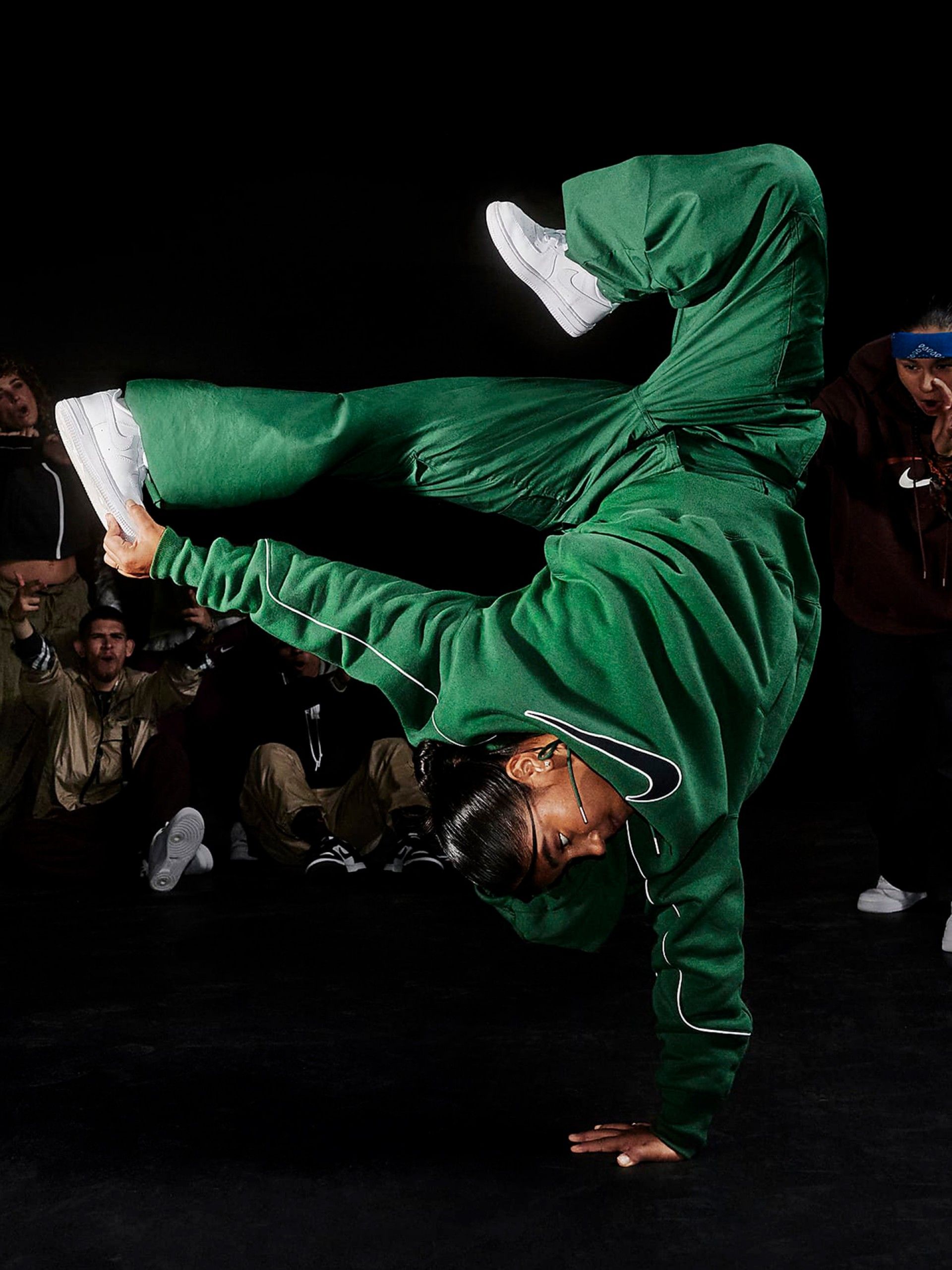 Sapatilhas Nike Air Force 1 LE Brancas Júnior