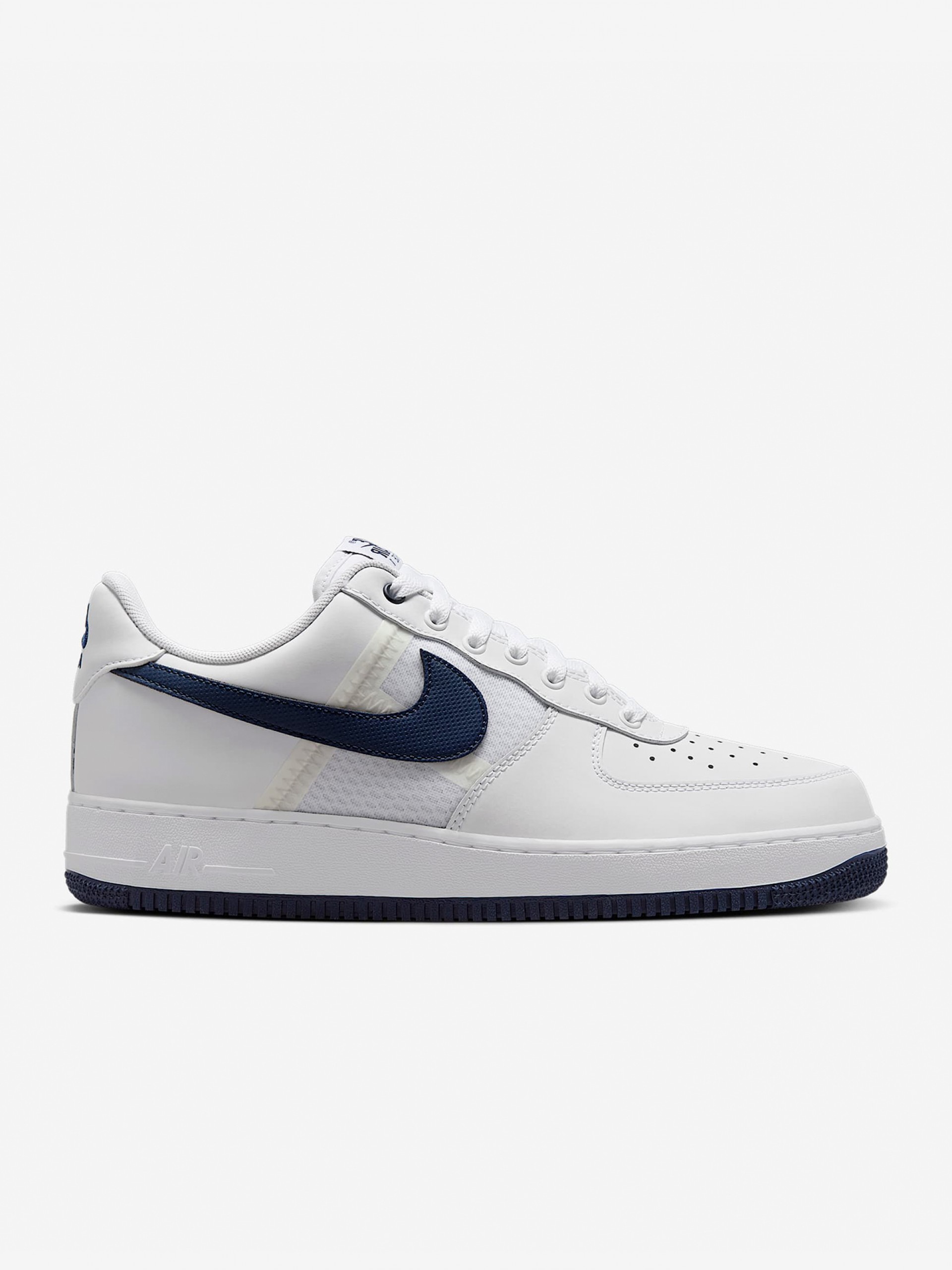 Nike Air Force 1 07 LV8 White and Blue Sneakers For Men