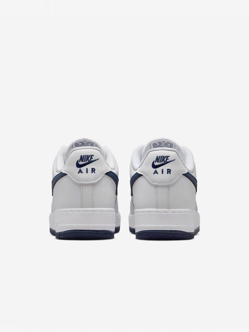 Sapatilhas Nike Air Force 1 07 LV8 Brancas e Azuis Para Homem
