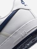 Sapatilhas Nike Air Force 1 07 LV8 Brancas e Azuis Para Homem