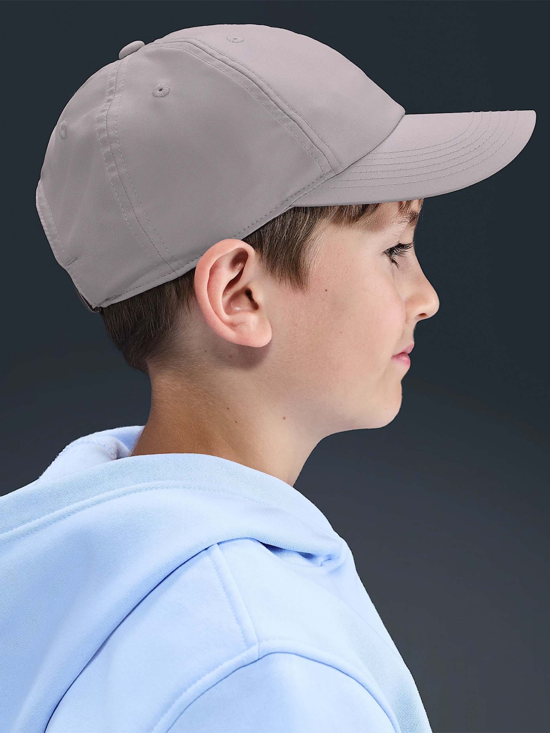 Boné Nike Dri-FIT Club Kids Cinzento