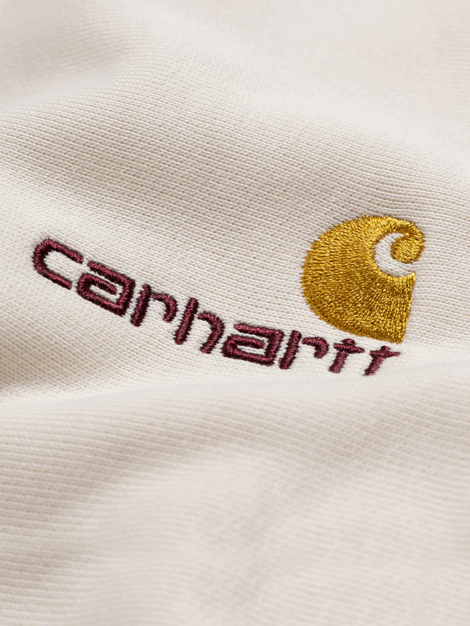 Camisola Carhartt WIP American Script Bege