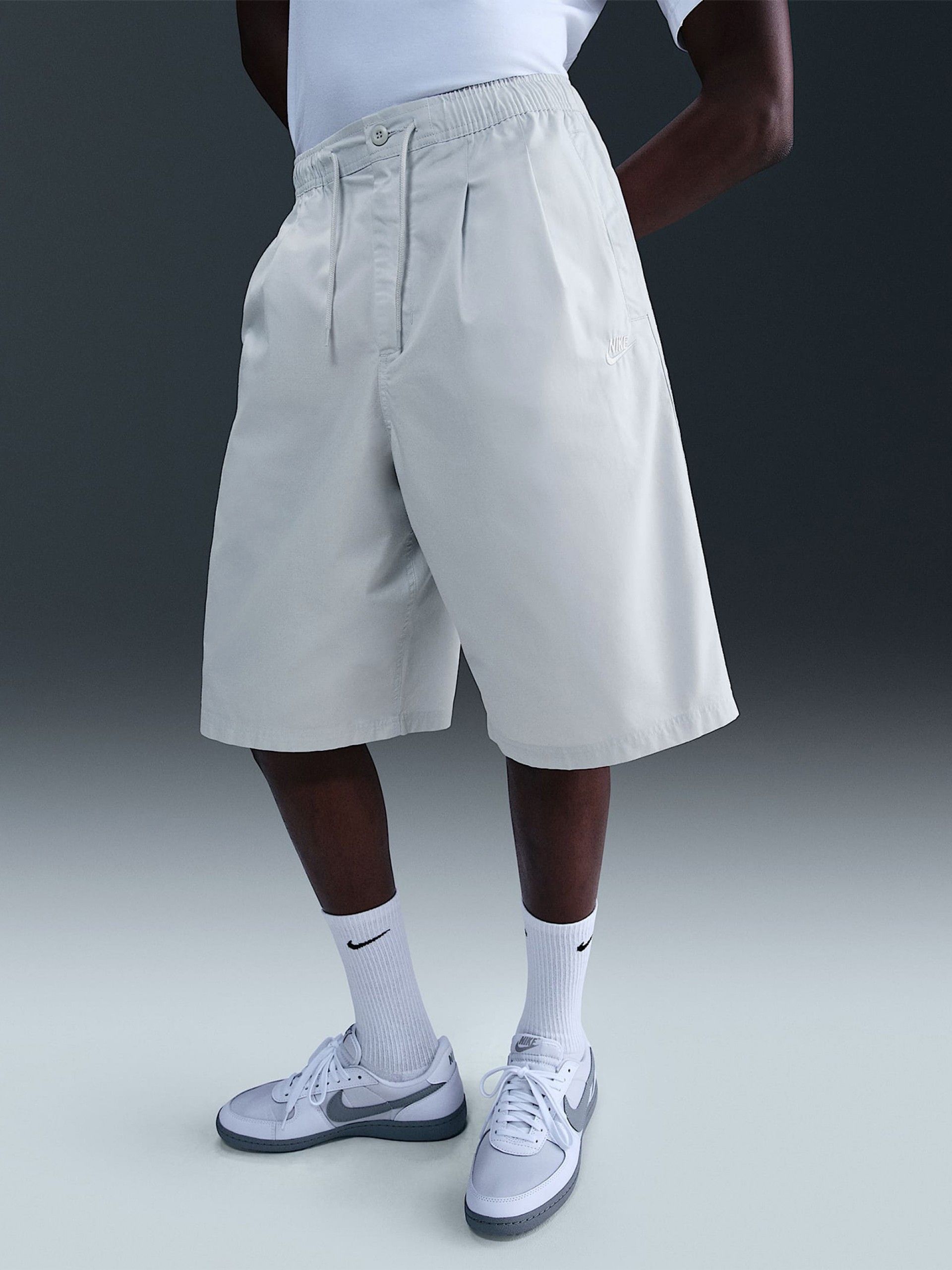 Nike Club Grey Shorts For Men