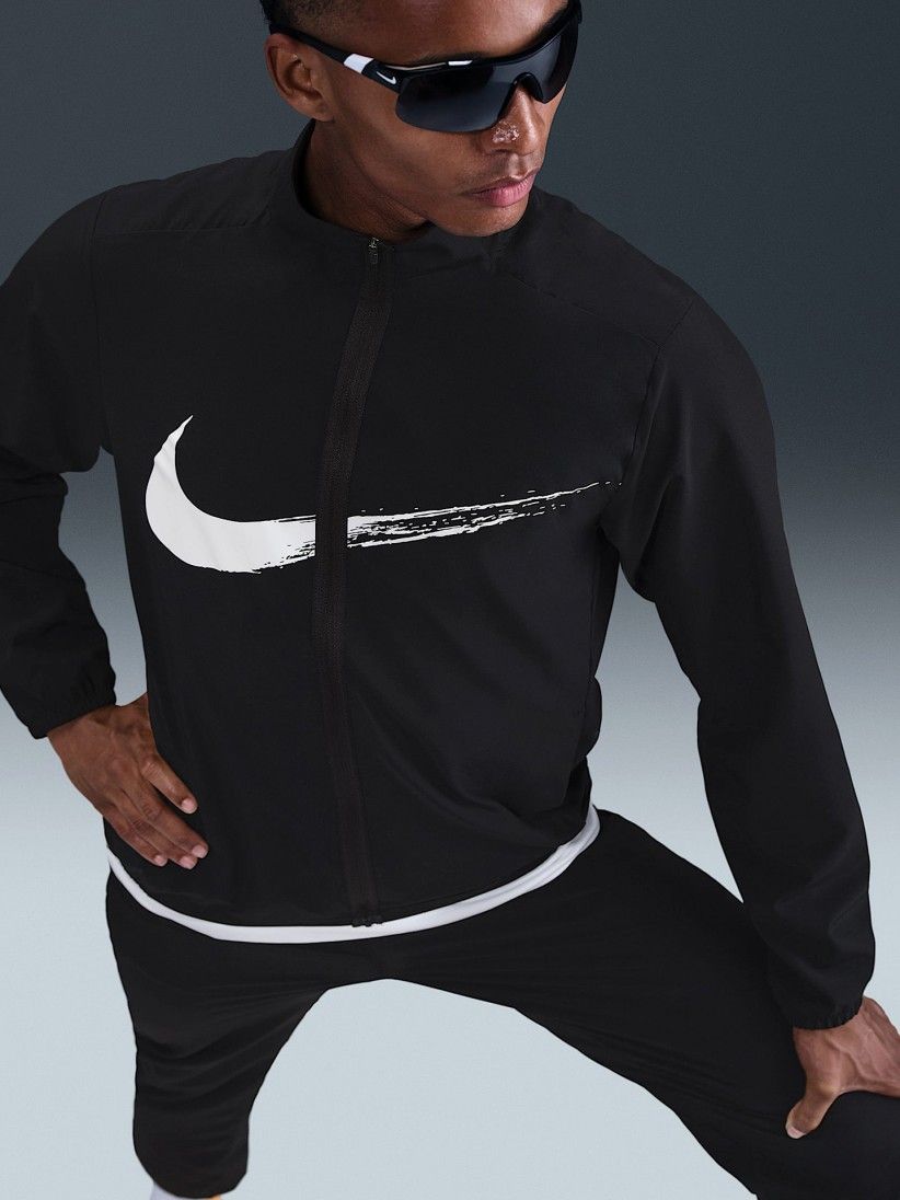 Casaco de Running Nike Dri-FIT Form Preto Para Homem