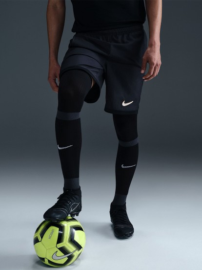 Cales de Futebol Nike Academy Dri-FIT Pretos Para Homem