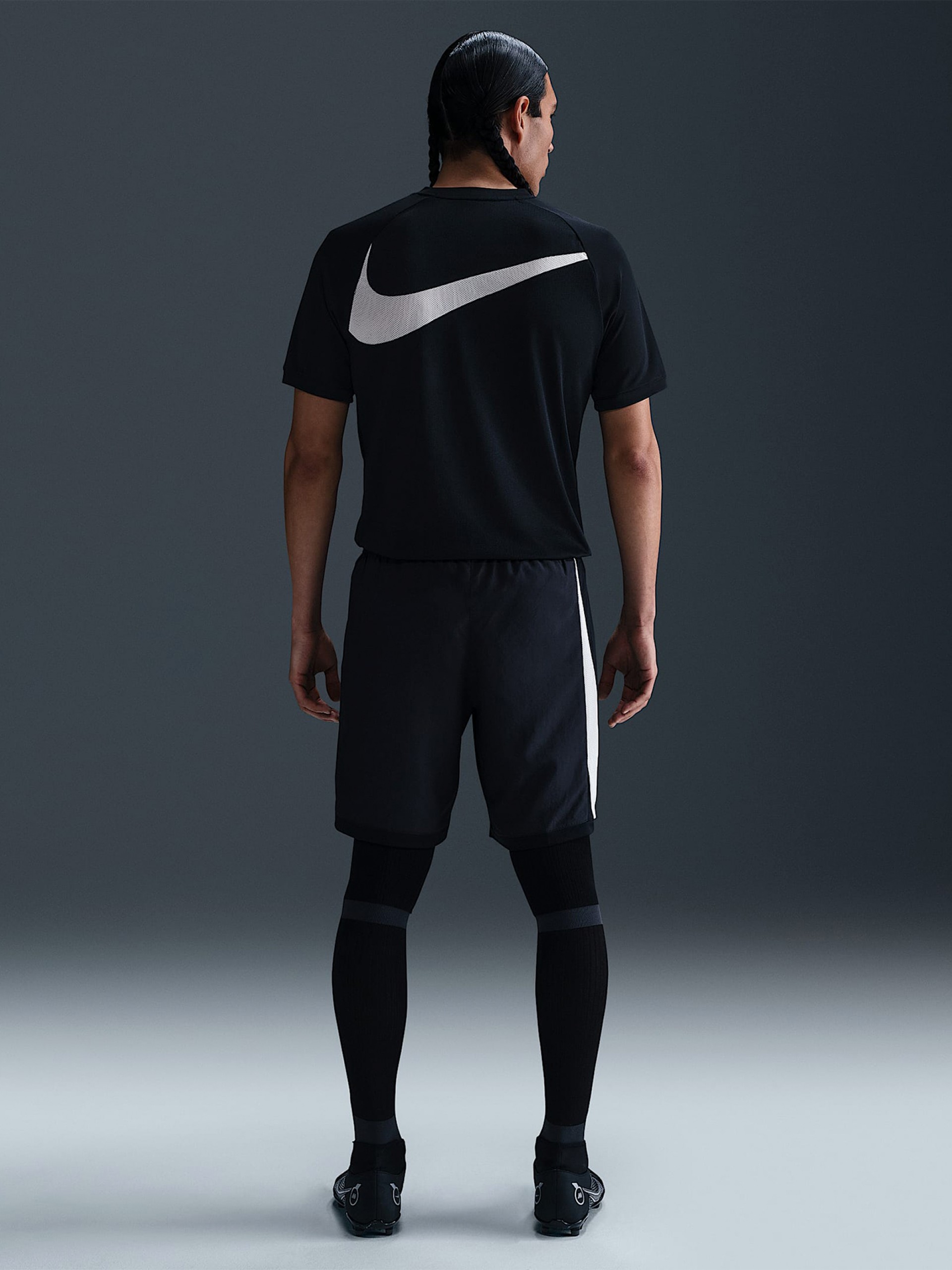 Pantalones Cortos de Fútbol Nike Academy Dri-FIT Negros Para Hombre