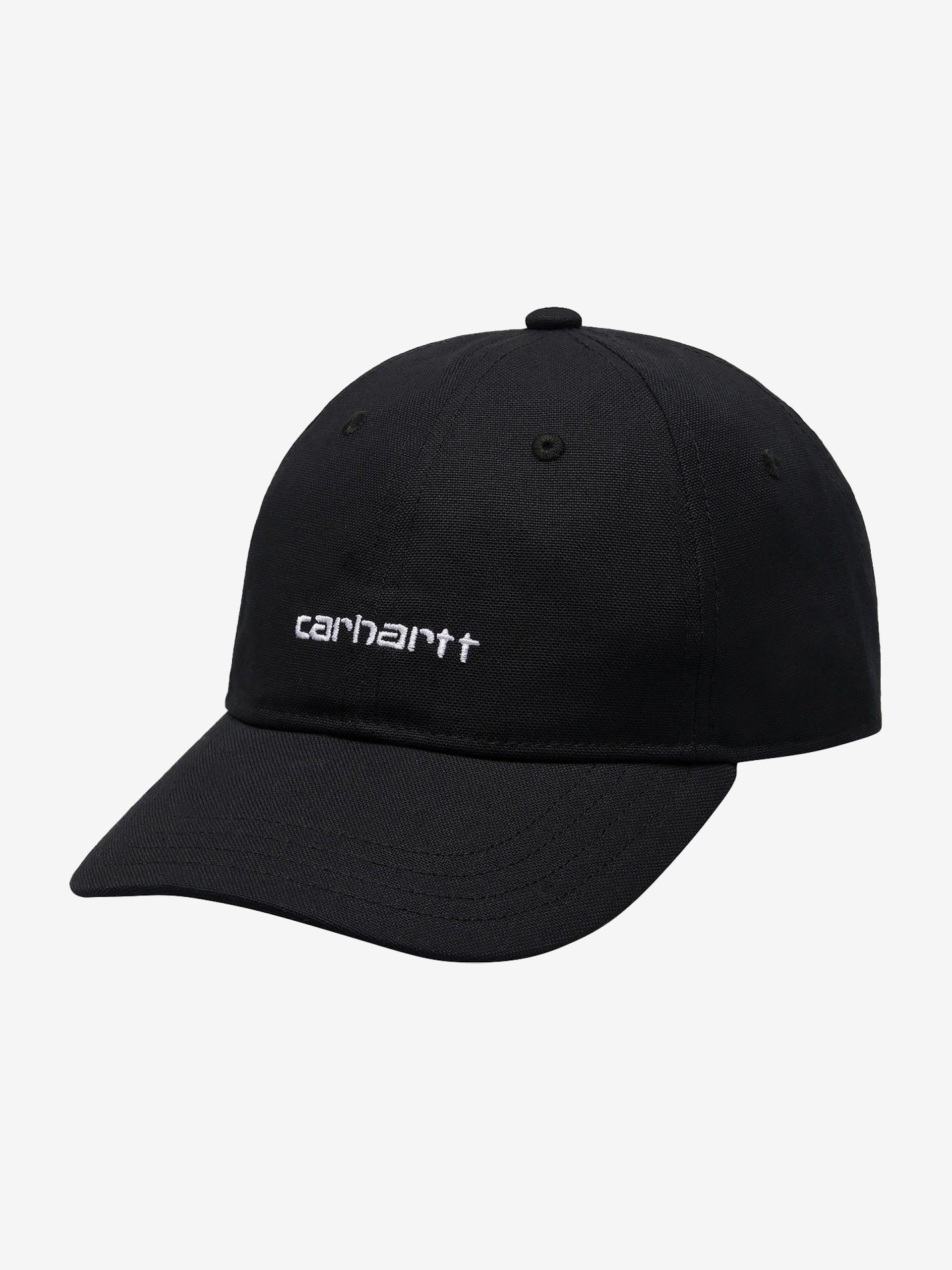 Carhartt WIP Canvas Script Black Cap