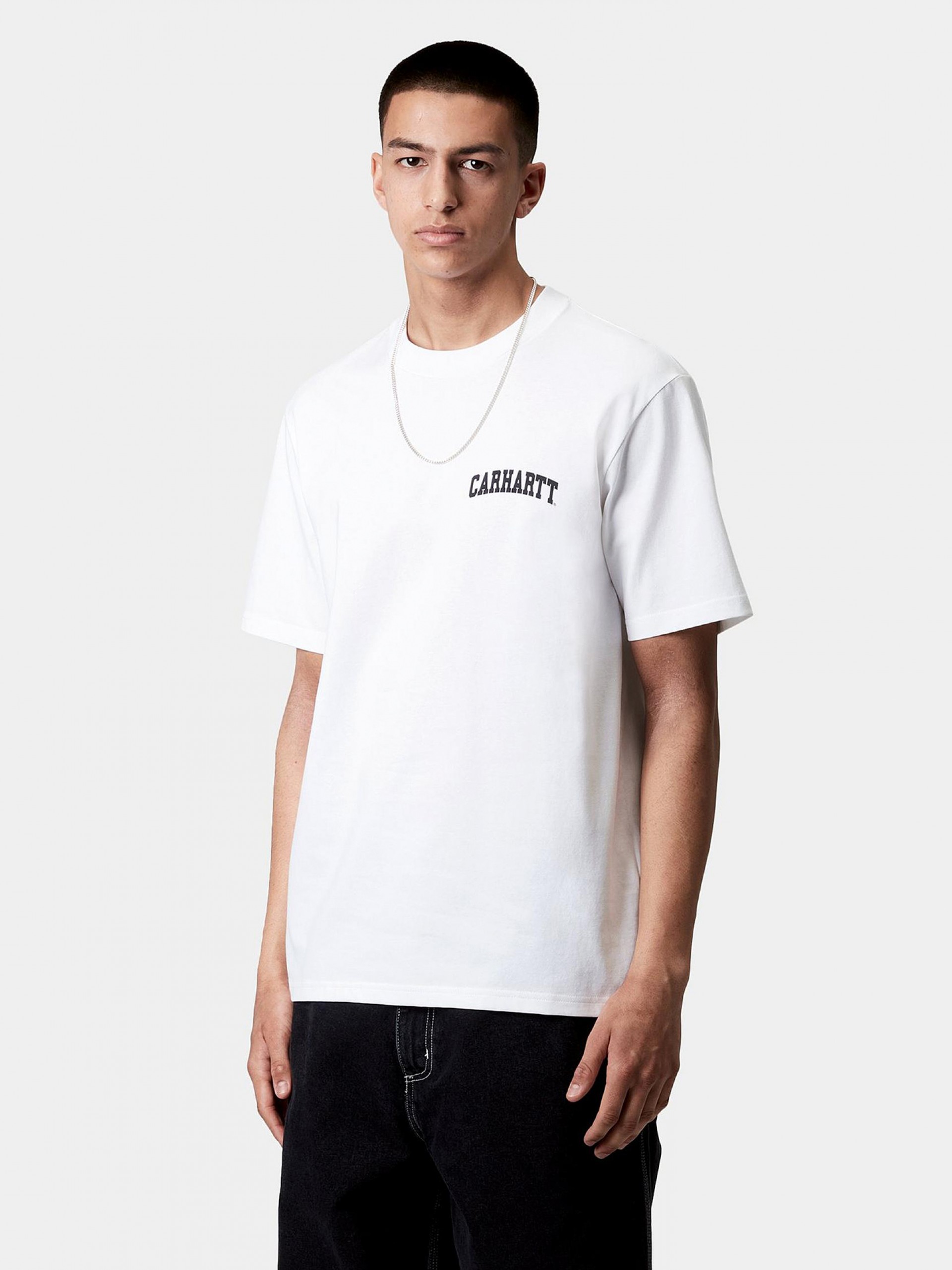 T-shirt Carhartt WIP University Script Branca