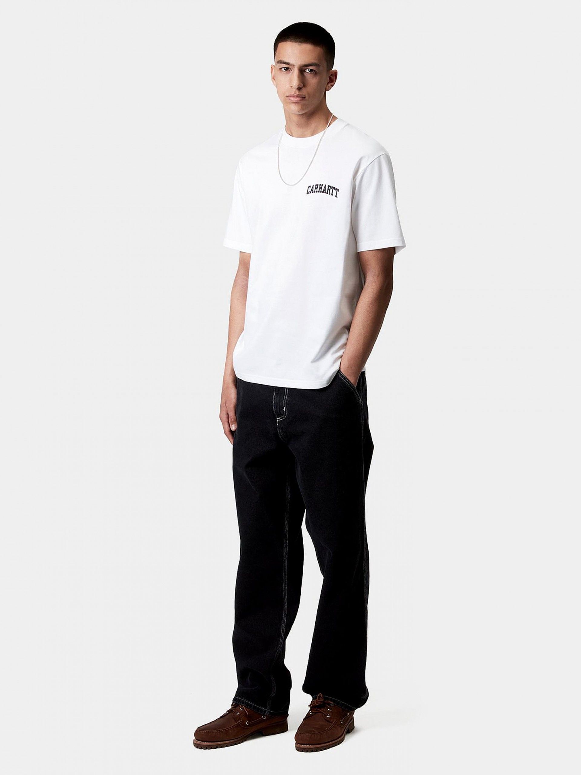 T-shirt Carhartt WIP University Script Branca