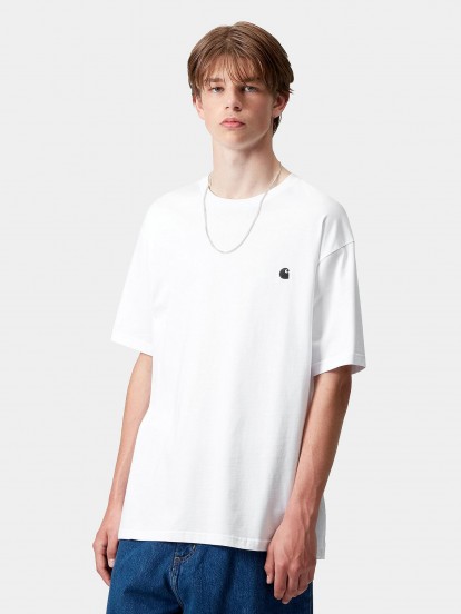 Tシャツ・カットソー Carhartt SS25 (I034643 2OT XX) Carhartt WIP Logo Blue T-shirt - I034643.2OT.XX - BZR Online