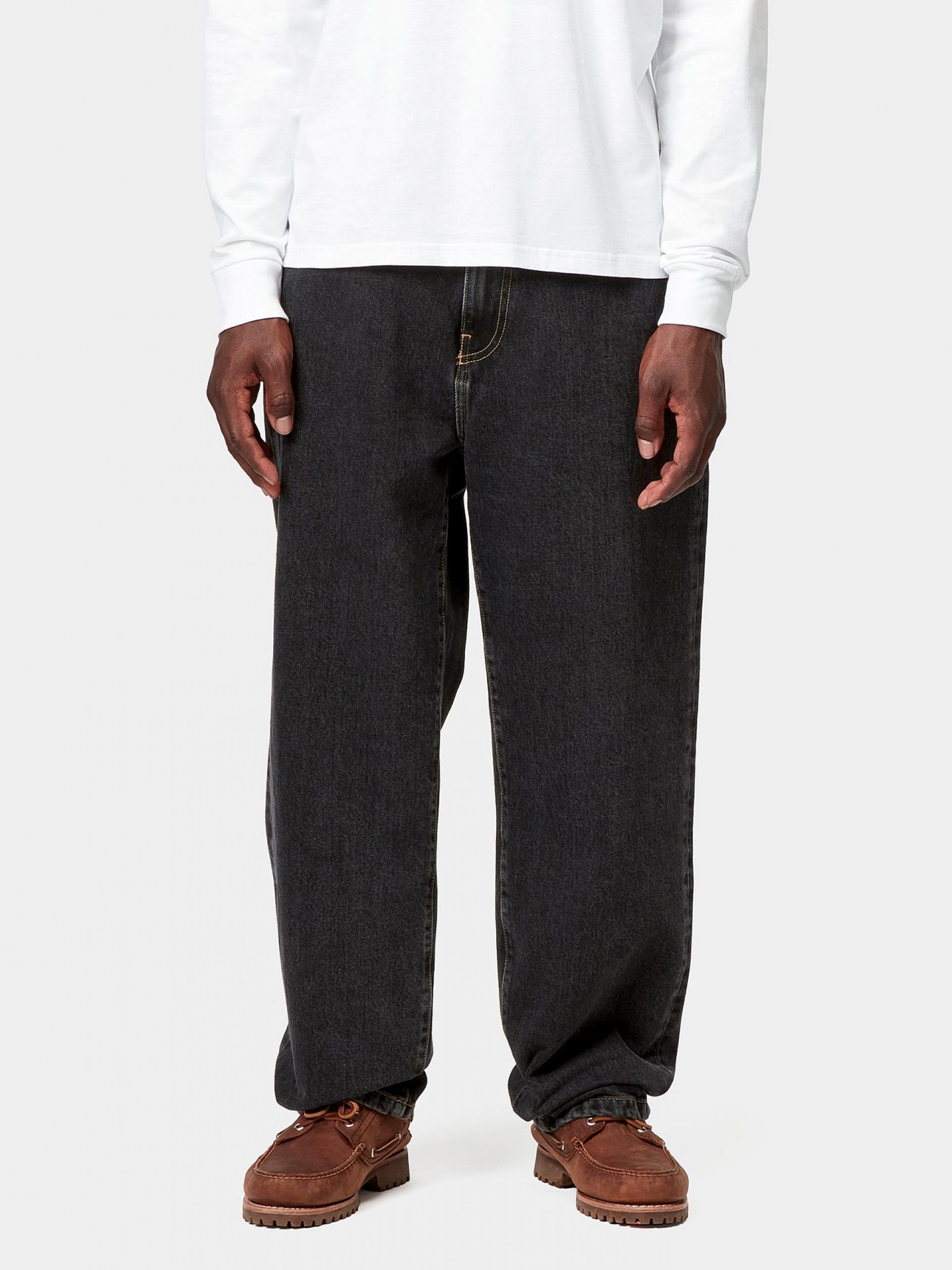 Pantalones Vaqueros Carhartt WIP Aaron Negros