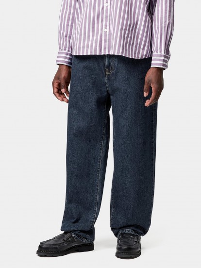 Calas de Ganga Carhartt WIP Aaron Azuis