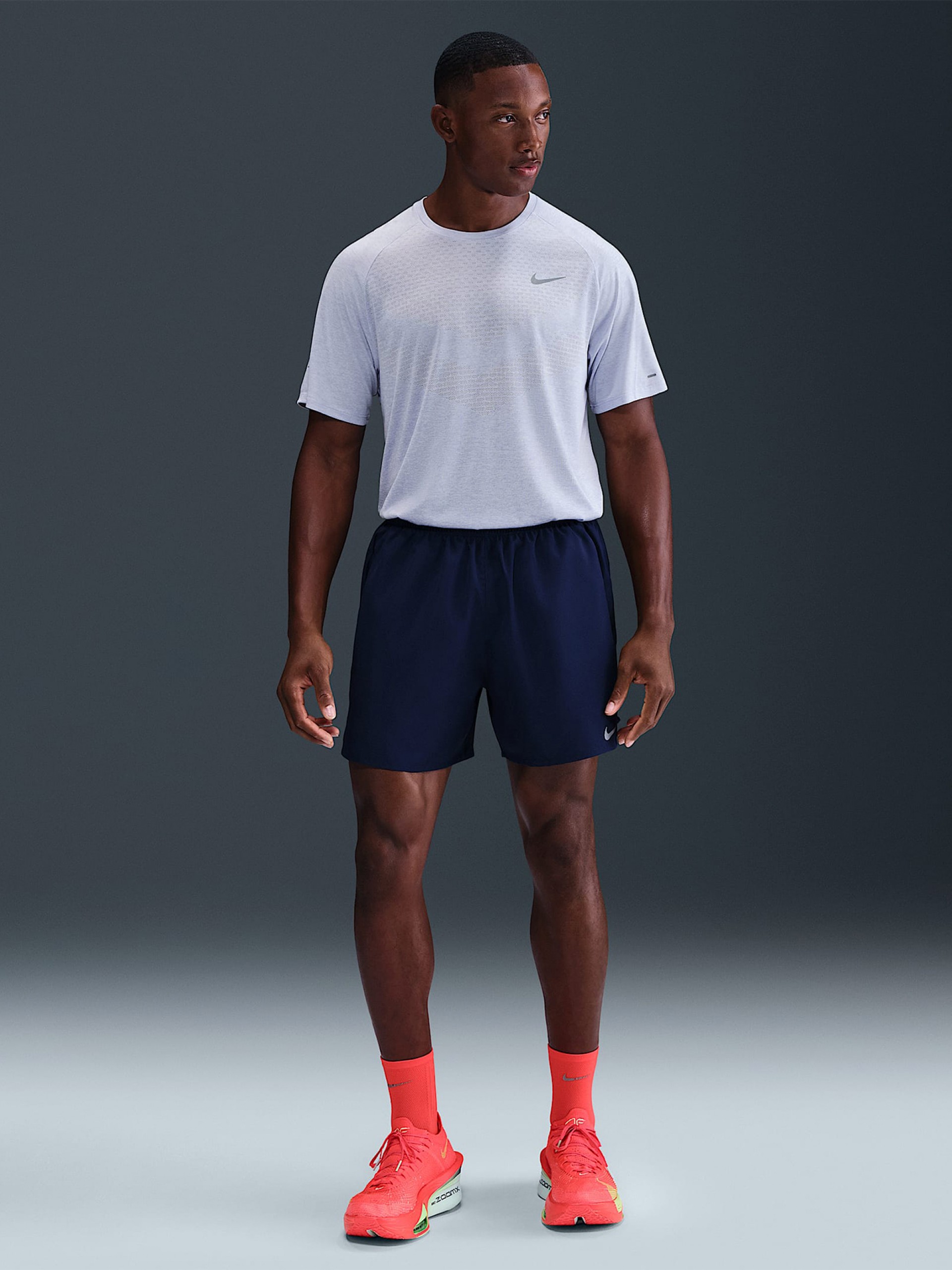 Camiseta de Running Nike Stride Dri-FIT ADV Azul Para Hombre