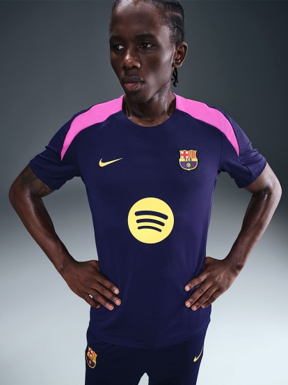 Camisola Nike F. C. Barcelona Strike Dri-FIT EP25/26 Roxa Para Homem
