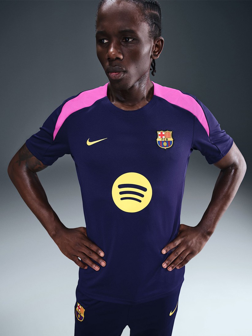 Camisola Nike F. C. Barcelona Strike Dri-FIT EP25/26 Roxa Para Homem