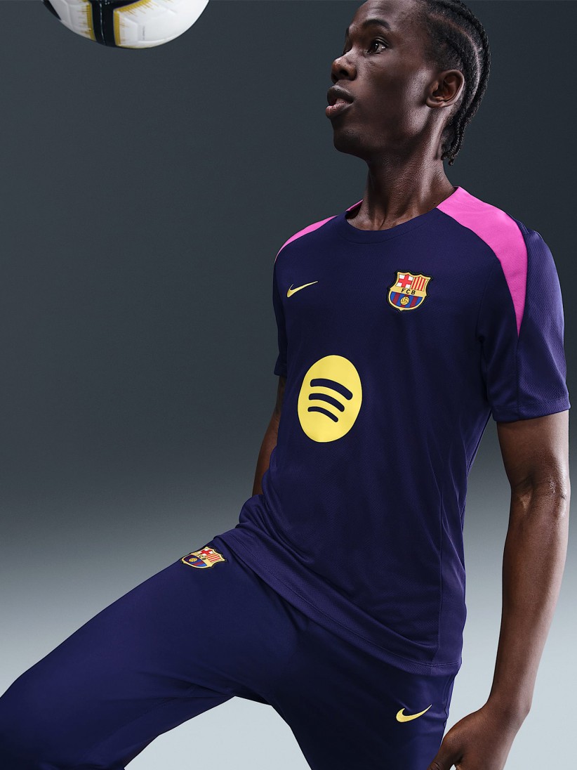 Camisola Nike F. C. Barcelona Strike Dri-FIT EP25/26 Roxa Para Homem