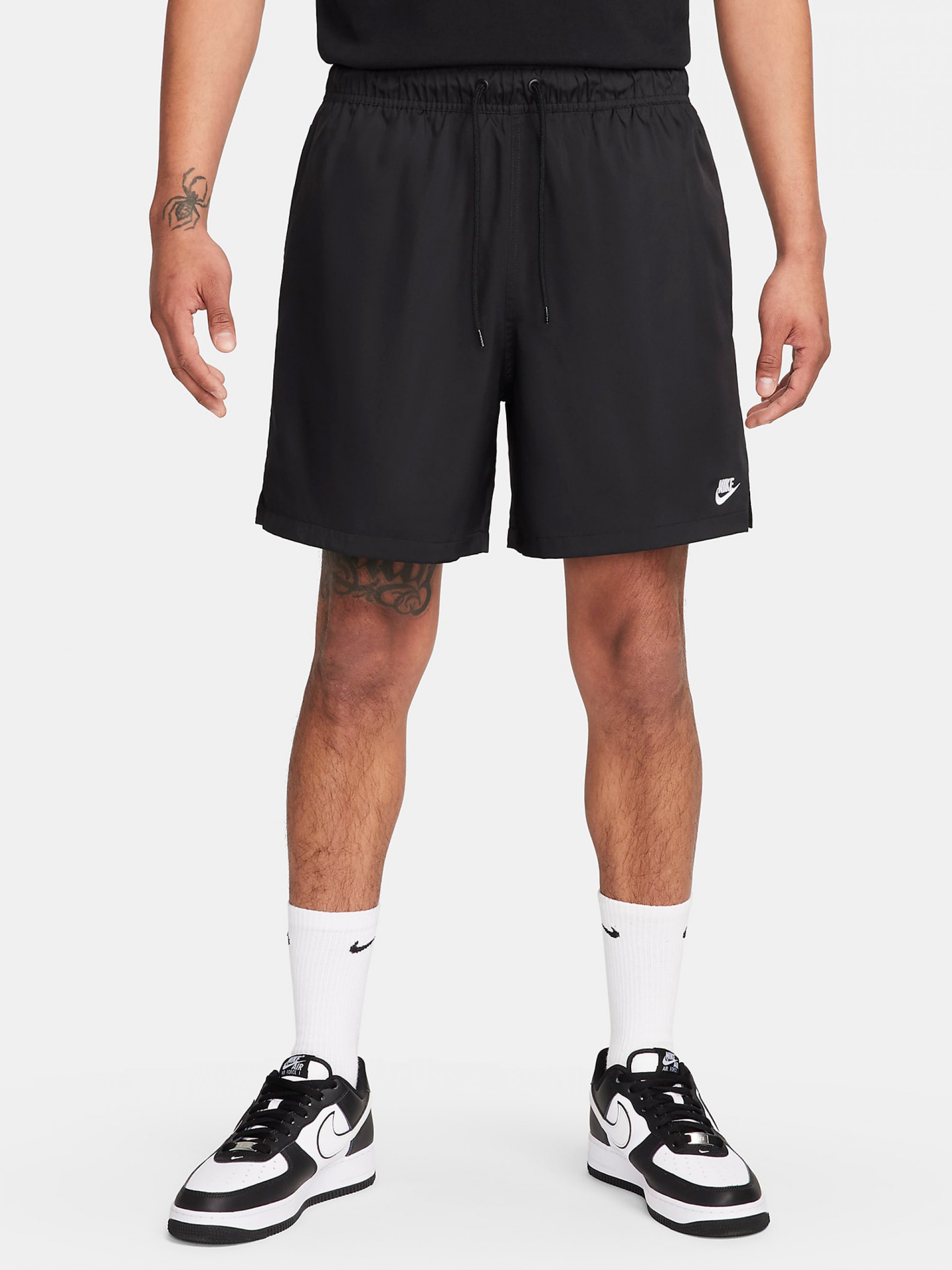 Pantalones Cortos Nike Club Woven Flow Negros Para Hombre