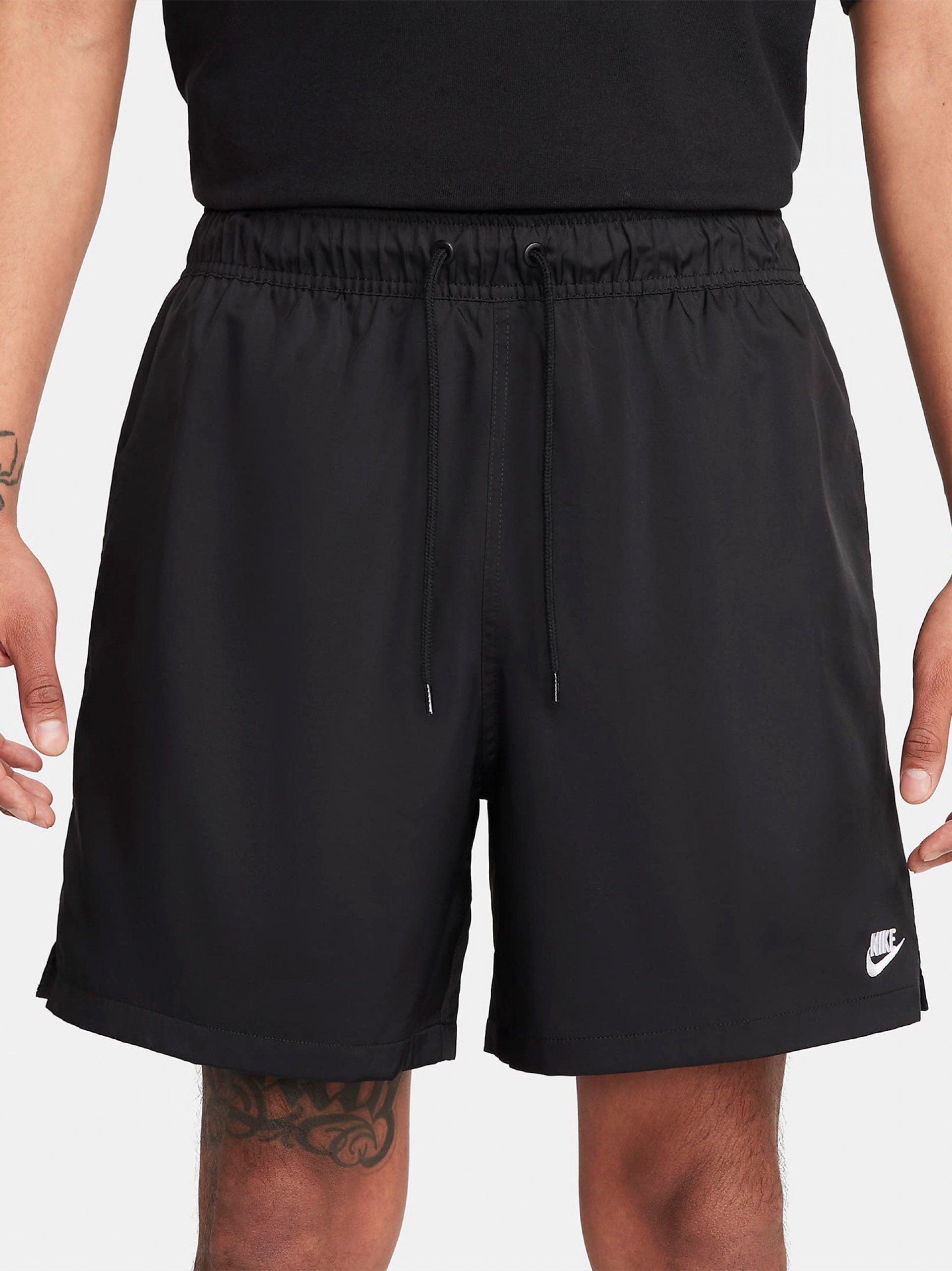 Pantalones Cortos Nike Club Woven Flow Negros Para Hombre