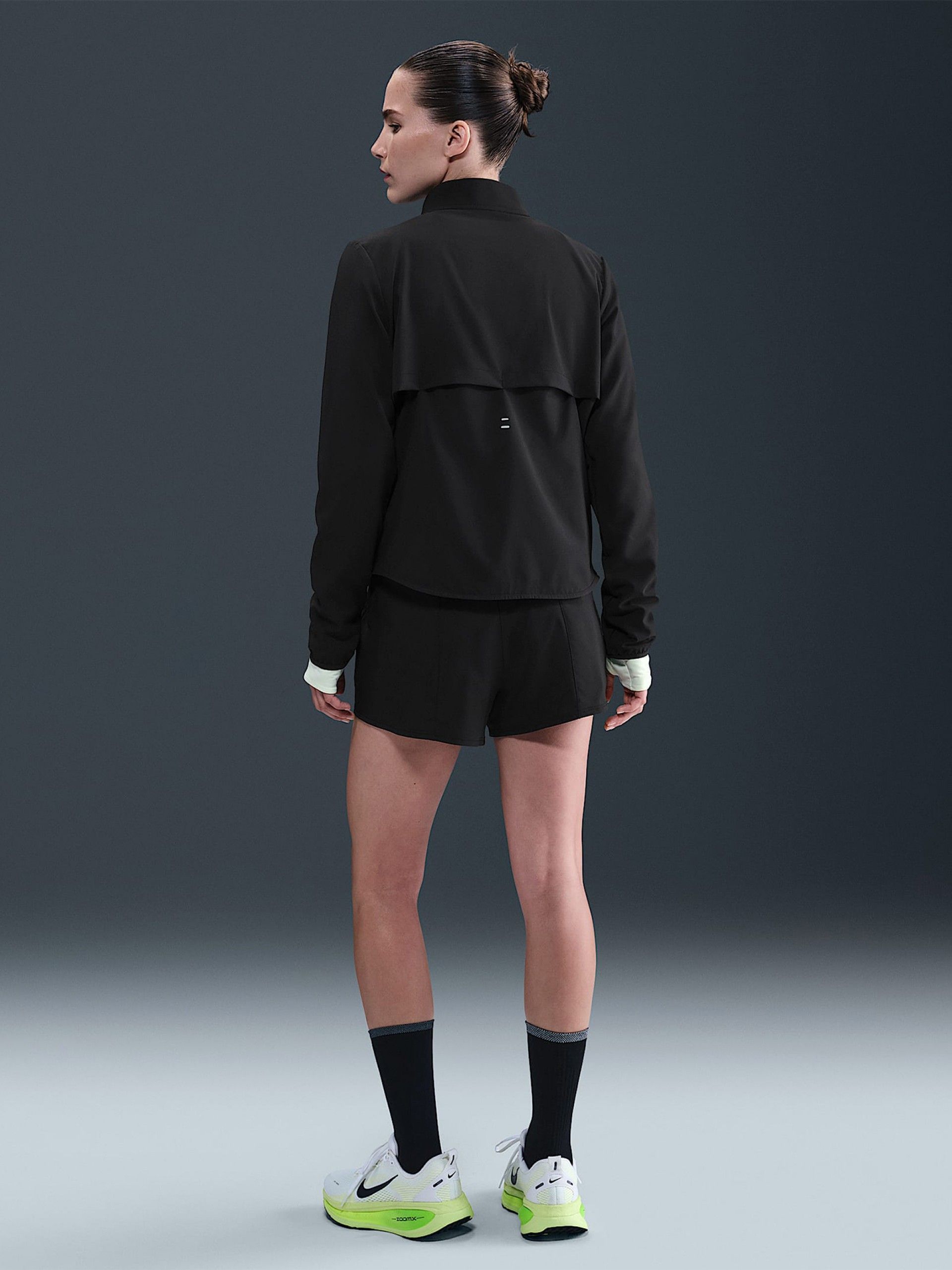 Nike Dri-FIT Tempo Swoosh Run Black Running Jacket For Women