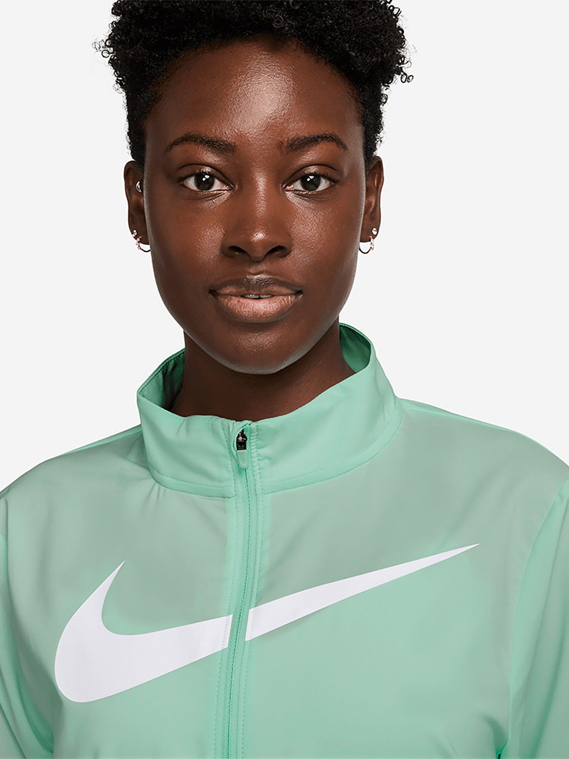 Nike Dri-FIT Tempo Swoosh Run Green Running Jacket For Women