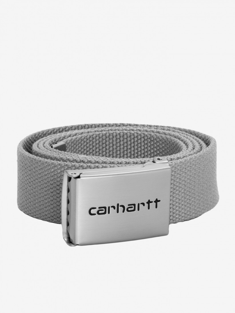 Cinto Carhartt WIP Chrome Cinzento