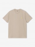 T-shirt Carhartt WIP Chase Bege