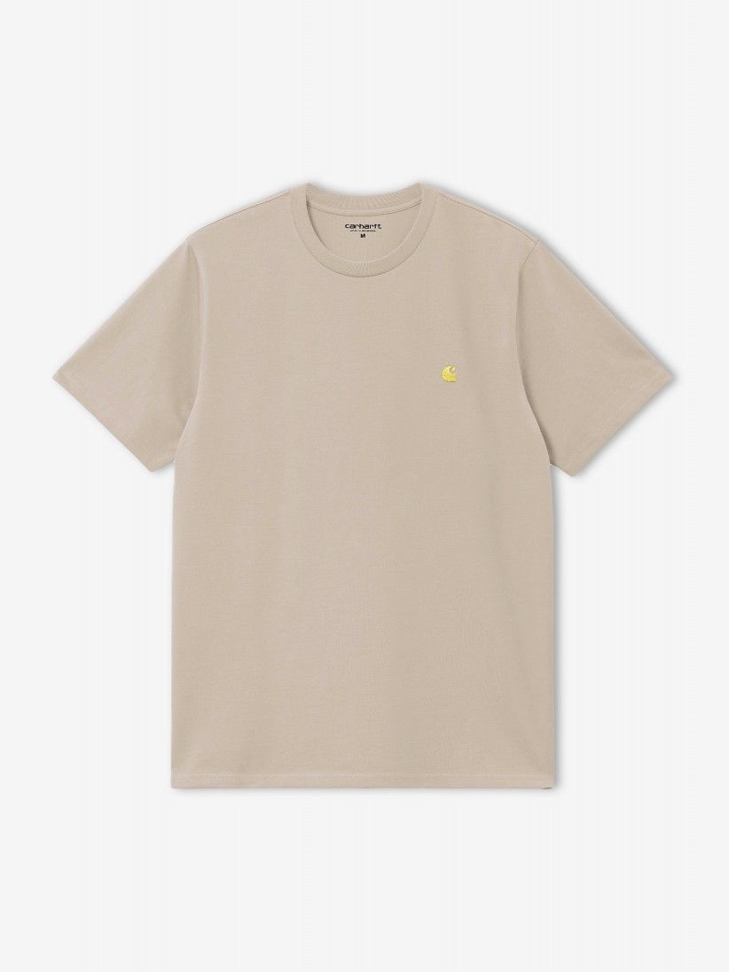 T-shirt Carhartt WIP Chase Bege