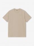 T-shirt Carhartt WIP Script Embroidery Bege