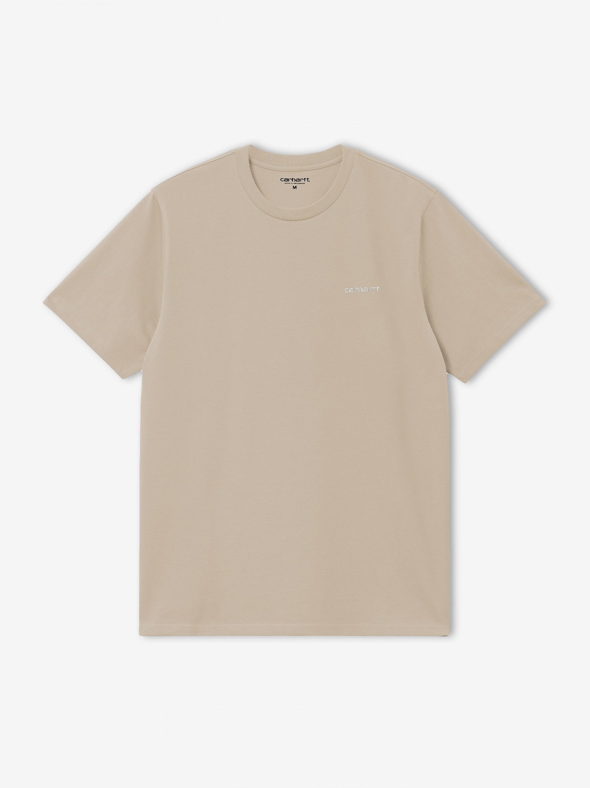 Carhartt WIP Script Embroidery Beige T-shirt