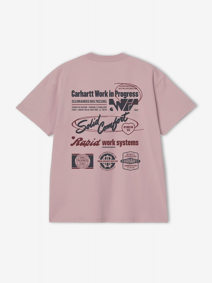 T-shirt Carhartt WIP Networks Rosa
