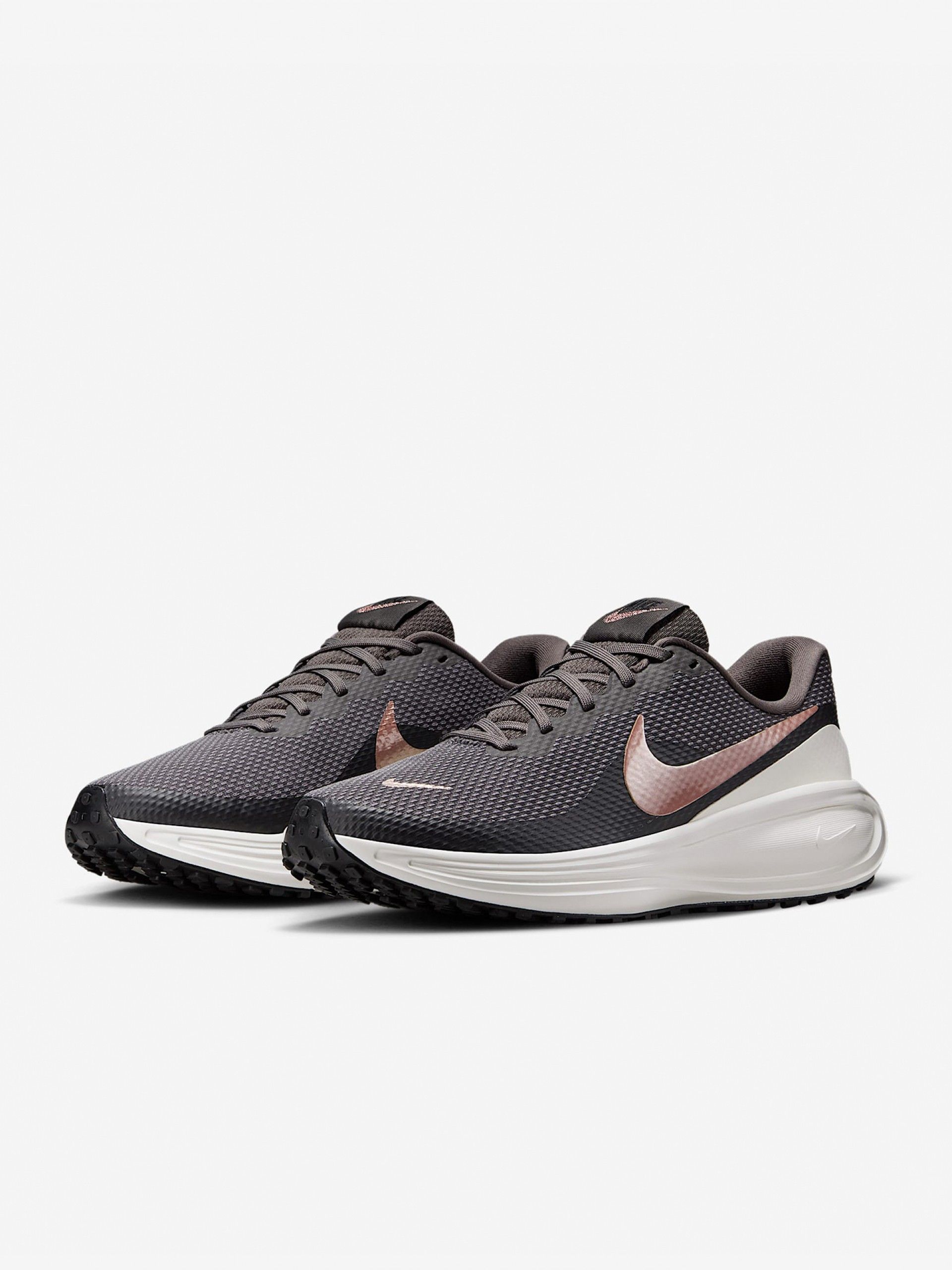 Zapatillas de Running Nike Revolution 8 Grises Para Mujer